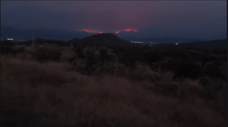 Wildfire at Los Gallardos